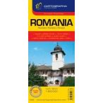 Románia autótérkép    