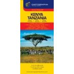 Kenya, Tanzánia térkép  