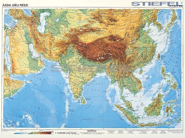 ázsia térkép földrajz Nyugat Es Del Azsia Domborzata ázsia térkép földrajz