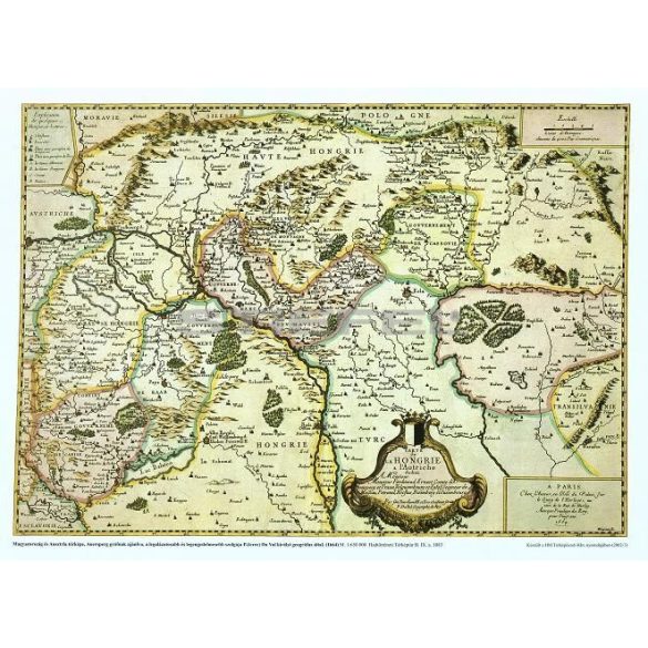 Carte de la Hongrie (1664)
