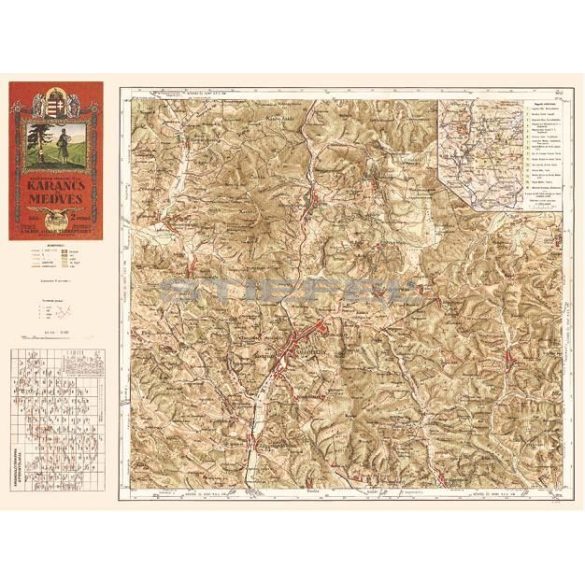 Karancs és Medves térképe (1930)