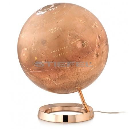 MARS Gömb - 30cm, körtalpas, világító