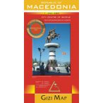 Macedónia általános földrajzi térképe