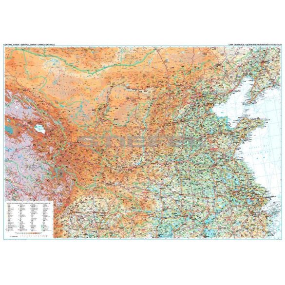 Kína középső része (2) térkép 