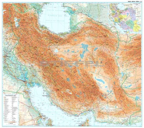 Irán térkép - Új kiadás