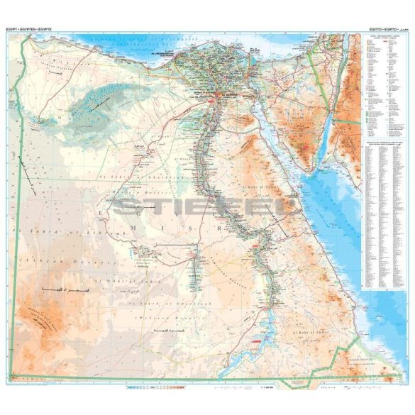 Egyiptom térkép 
