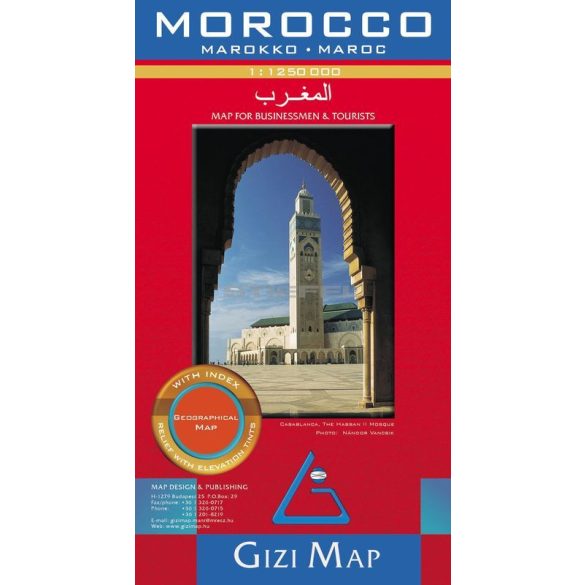 Marokkó térkép 