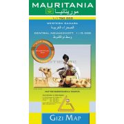 Mauritánia térkép 
