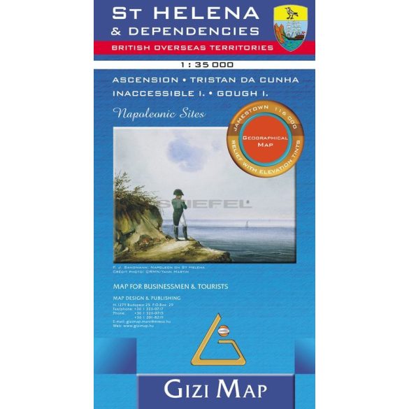 Szent Ilona szigete / St. Helena and Dependencies térkép 
