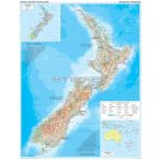 Új-Zéland térkép - Új kiadás