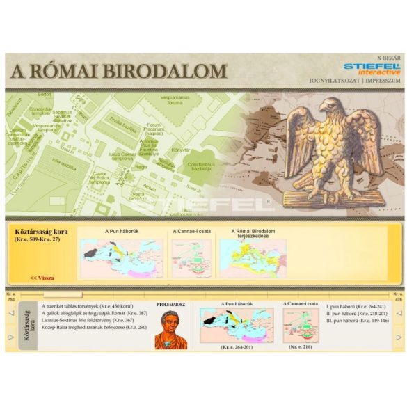 A Római Birodalom CD,Digitális tananyag