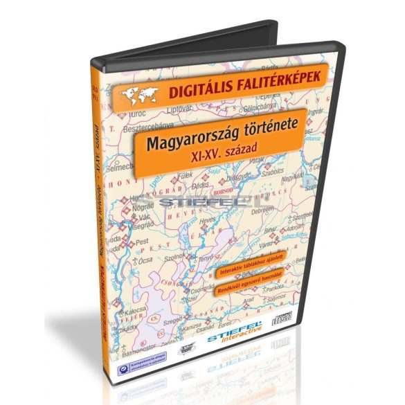 Digitális Térkép - Magyarország története - XI-XV század (17 térkép)