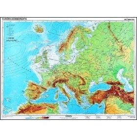 Európa domborzati és antik térképek