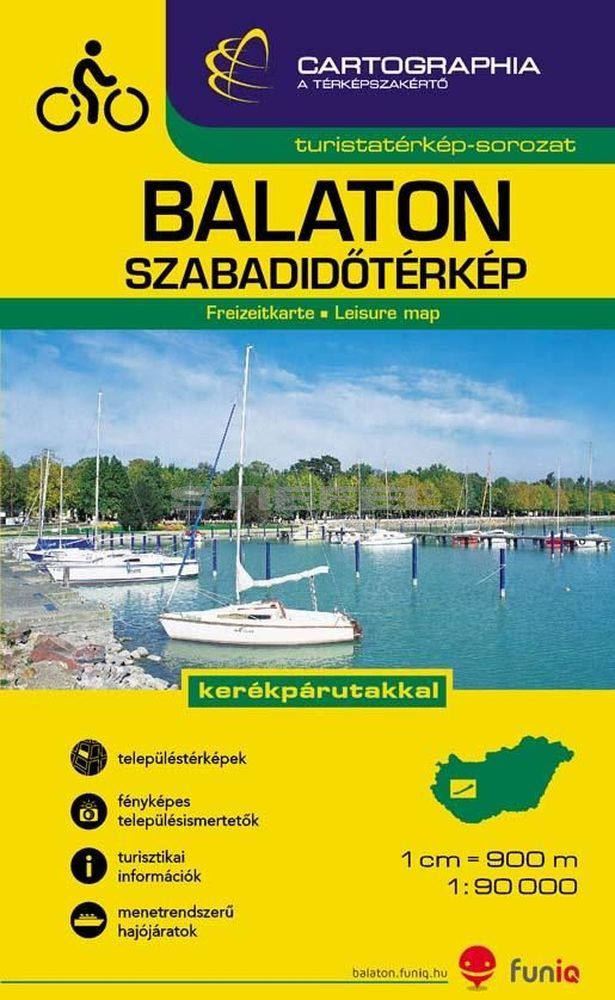 Balaton szabadidõtérkép Balaton szabadidõtérkép