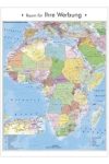 Afrika politikai és irányítószámos térképe, keretezett Afrika politikai és irányítószámos térképe, keretezett