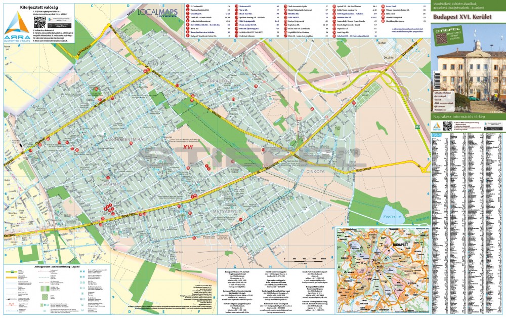 budapest 16 kerület térkép Budapest Térkép 16 Kerület | Európa Térkép